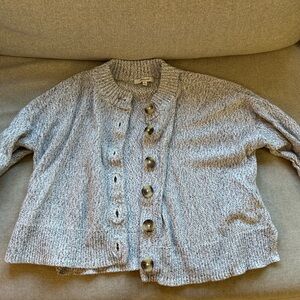 Madewell crop cardigan